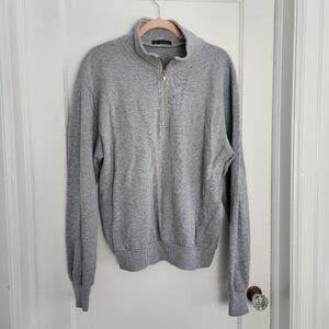 Brand Melville Grey Knit Quarter Zip